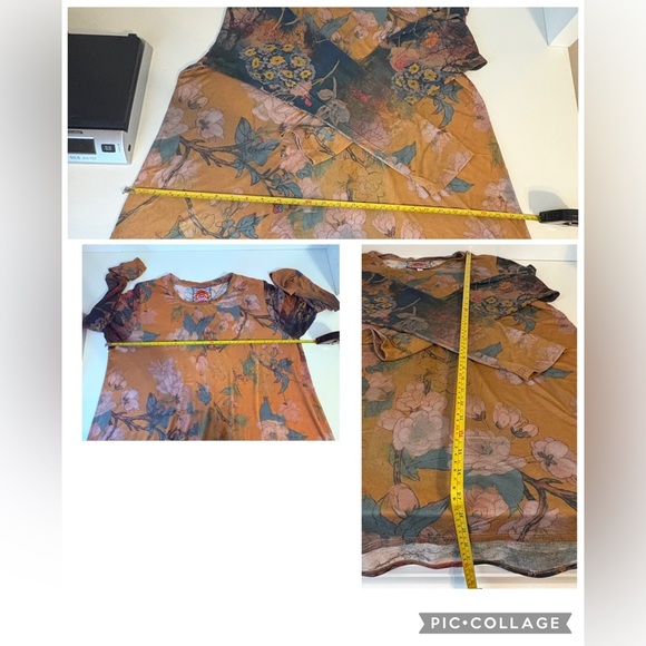 Johnny Was Traviata Lotus Swing Tunic Large EUC - Picture 9 of 12